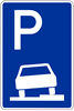 parkplatz schild